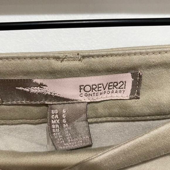 Forever 21 Contemporary Tan Skinny Pants Size 6 - Picture 5 of 9